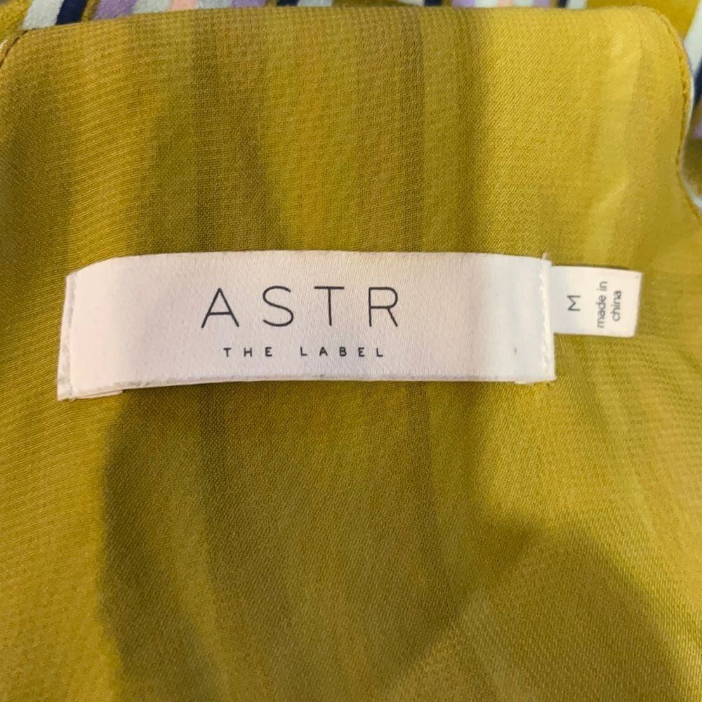 Astr Multicolored Striped Full Length Jumpsuit M - Picture 13 of 16